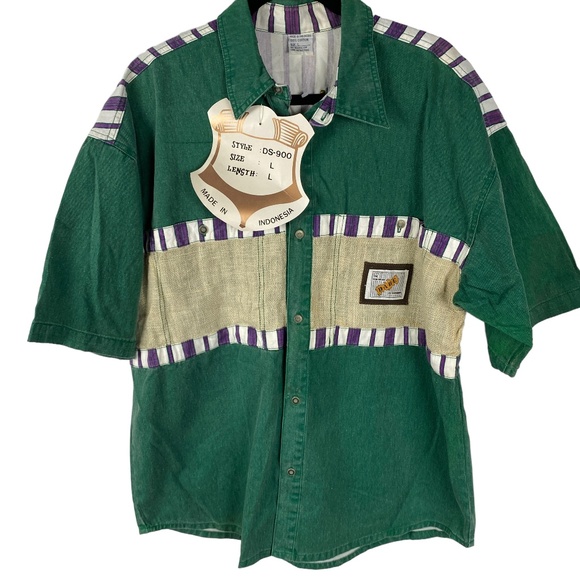 Vintage 90s The Fun Wear Dare by Giovanni Shirt size Large Magic Street wear NEW - Picture 1 of 5